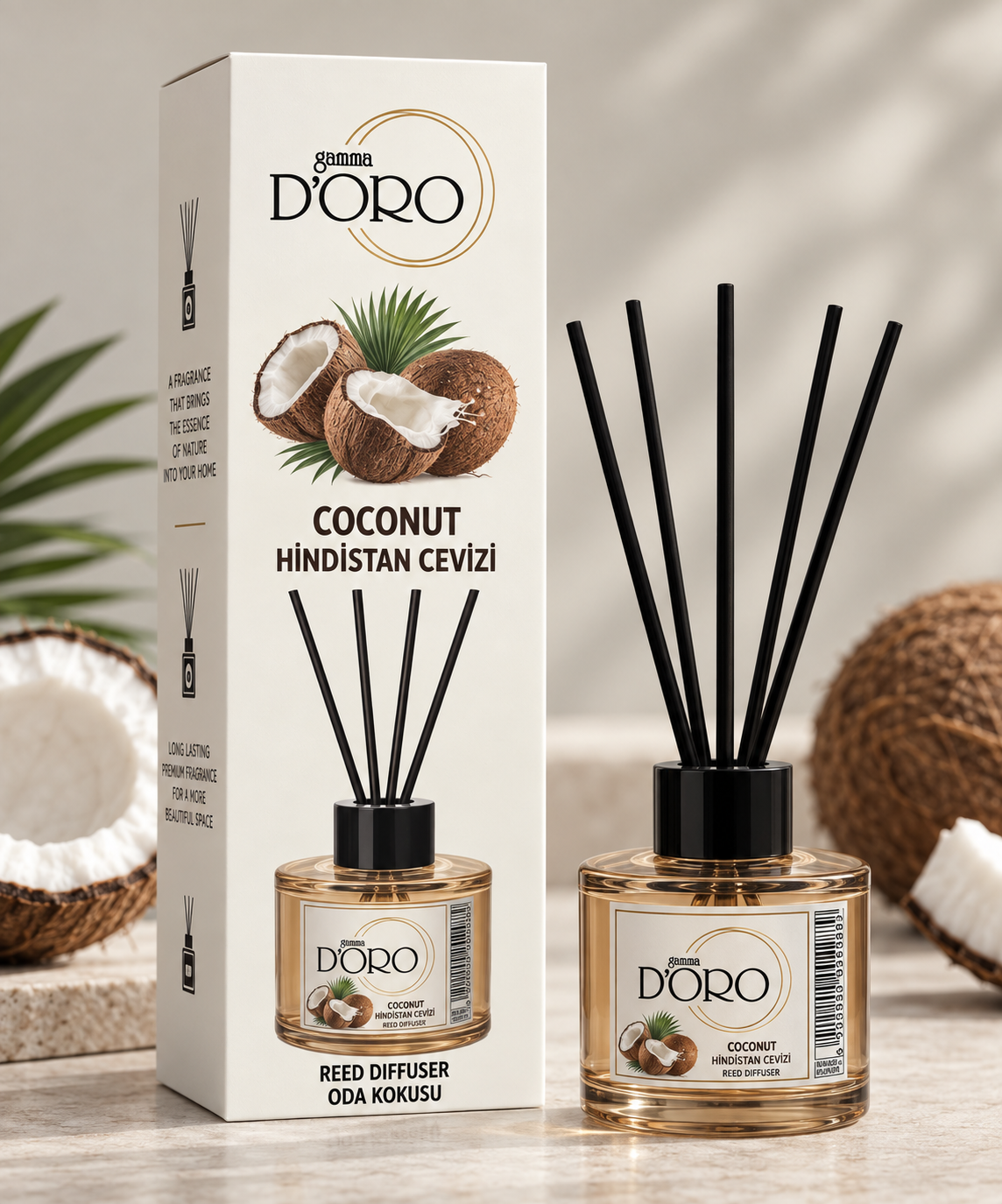 Paradise Coconut Fruity Pop Reed Diffuser