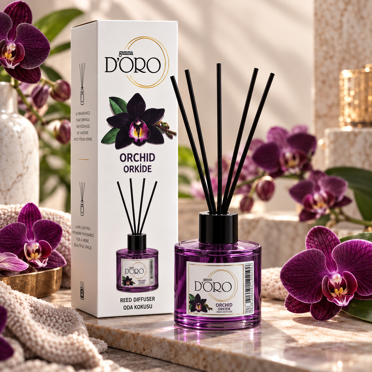 Black Orchid Fruity Pop Reed Diffuser