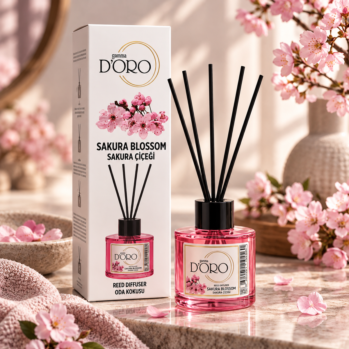 Sakura Blossom Fruity Pop Reed Diffuser